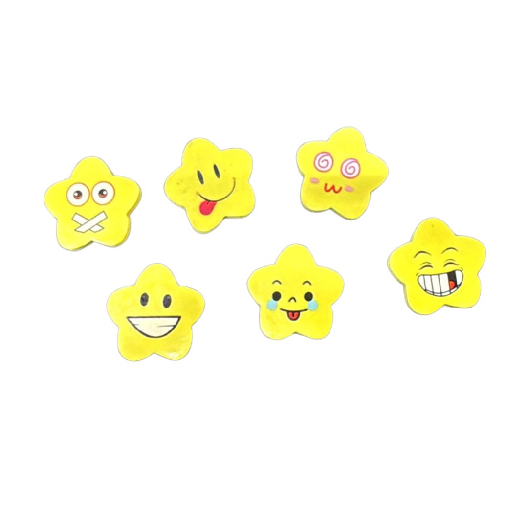 Emoji Erasers 3 Pcs each Pack / Box 36 Pack - Official Lige