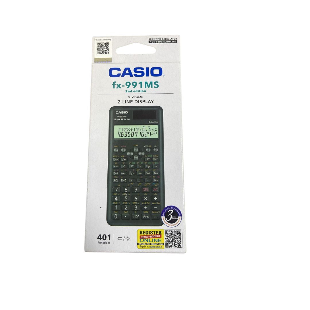 Original Casio Calculator  fx - 991MS (2nd Edition) - Official Lige