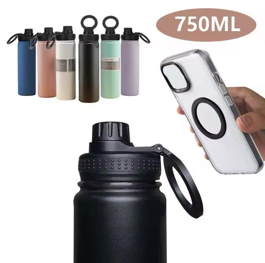 750ml Stainless Steel Vacuum Bottle With Magnetic