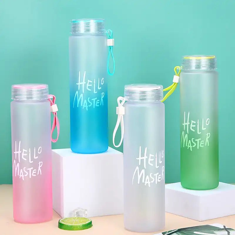 Hello Master Glass Water Bottle 480ml