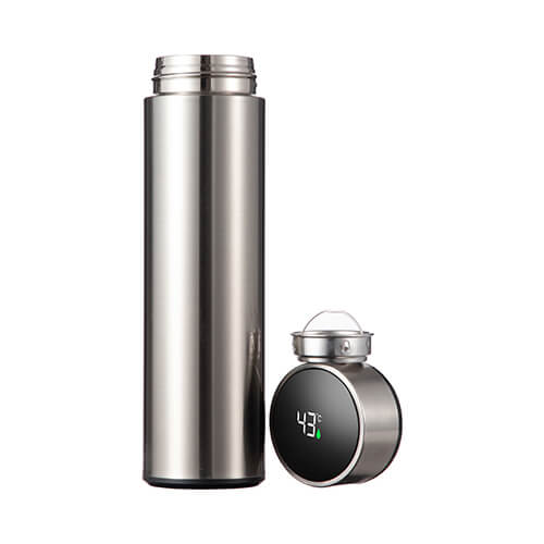 500ml Vacuum Flask with Temperature Display - Can Print